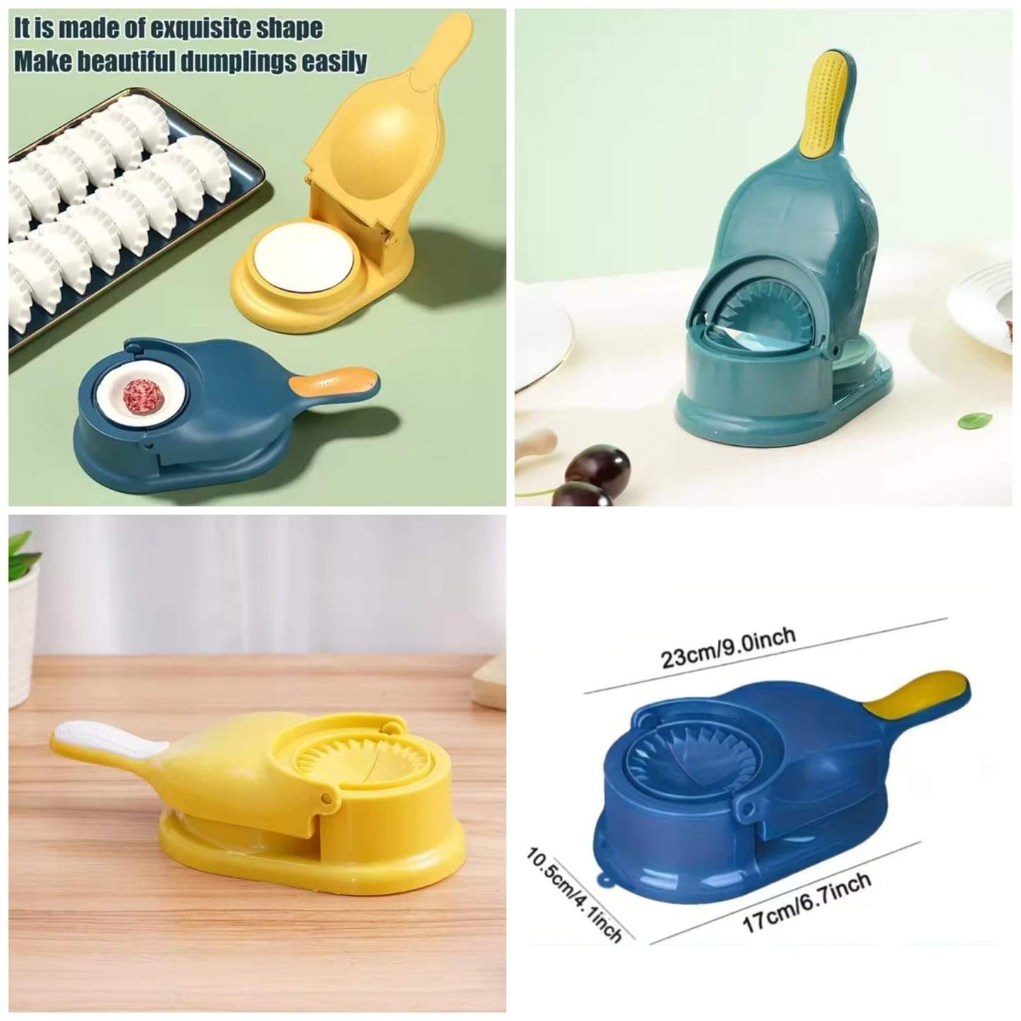 2-in-1 Dumpling & Pastry Maker – Easy Press, Perfect Seal Every Time